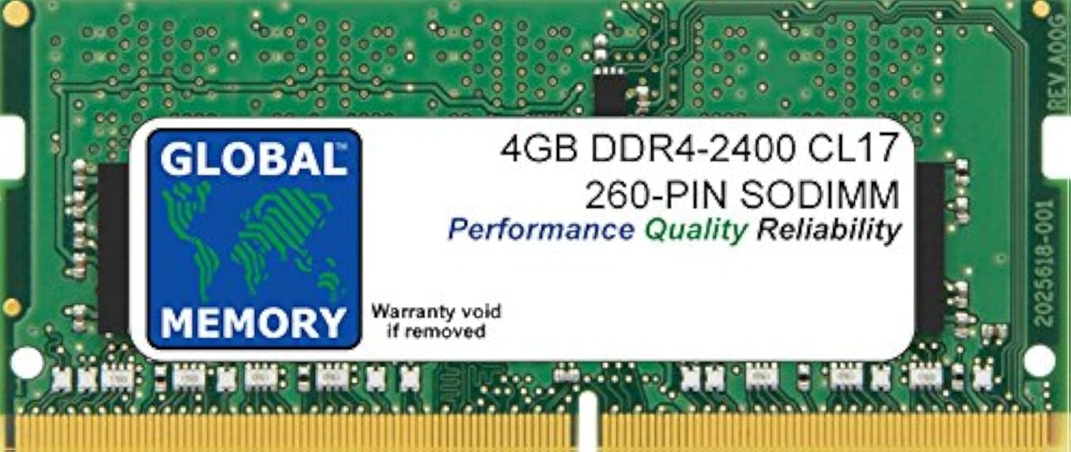 4GB DDR4 2400MHz PC4-19200 260-PIN SODIMM MEMORY RAM COMPATIBLE WITH LAPTOPS/NOTEBOOKS