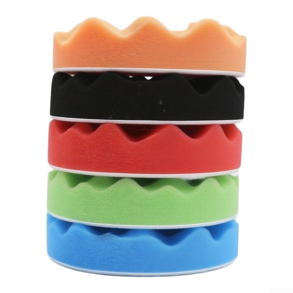 Set Pulido Ondulado 6" para Eliminar Rayones Profundos