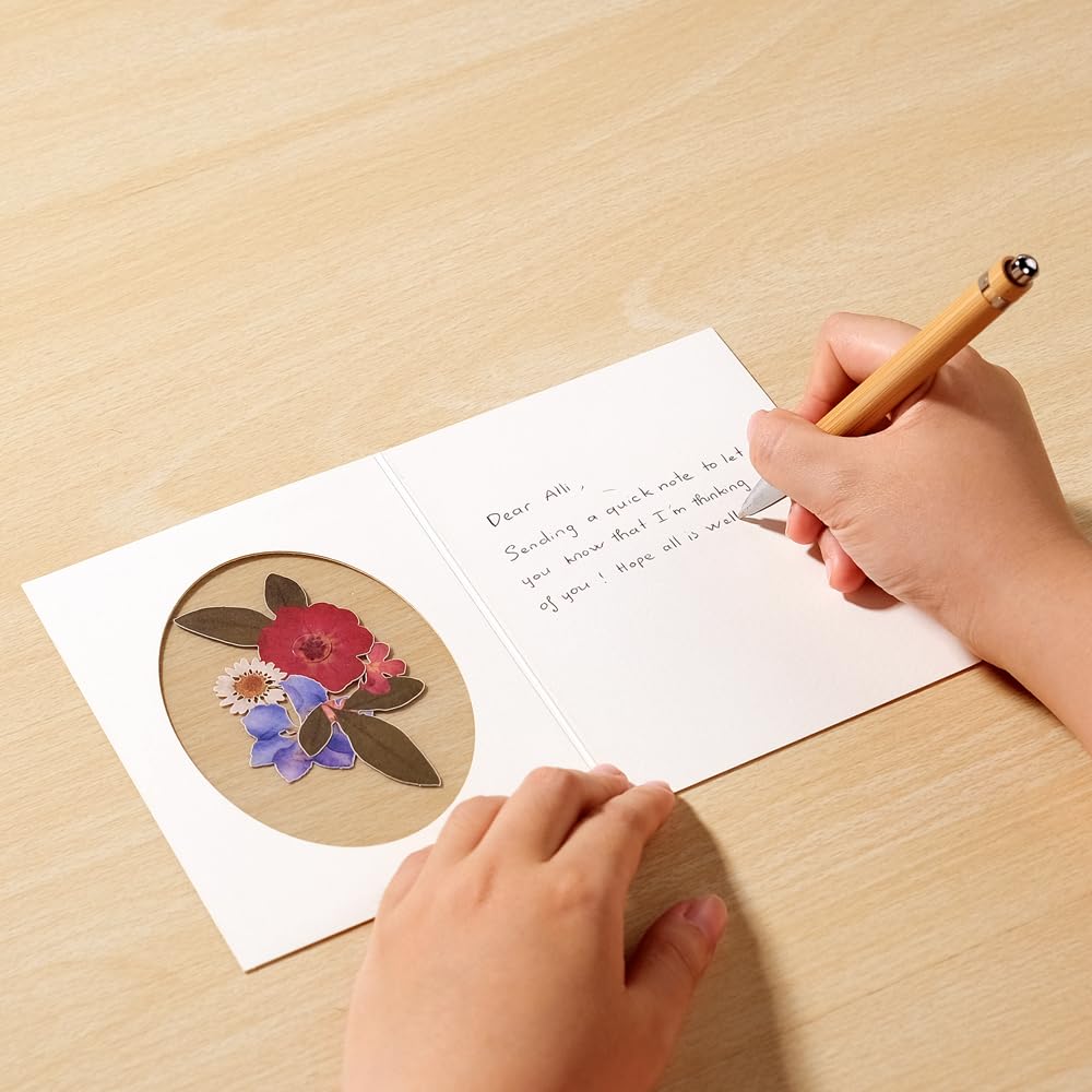 Lovepop Set mit 12 gepressten Blanko-Notizkarten für Sie und Ihn – 3D-Grußkarten für Jungen, Mädchen, Männer, Frauen – lebendige Wildblume – 11,4 x 15 cm Karte – Umschlag im Lieferumfang enthalten