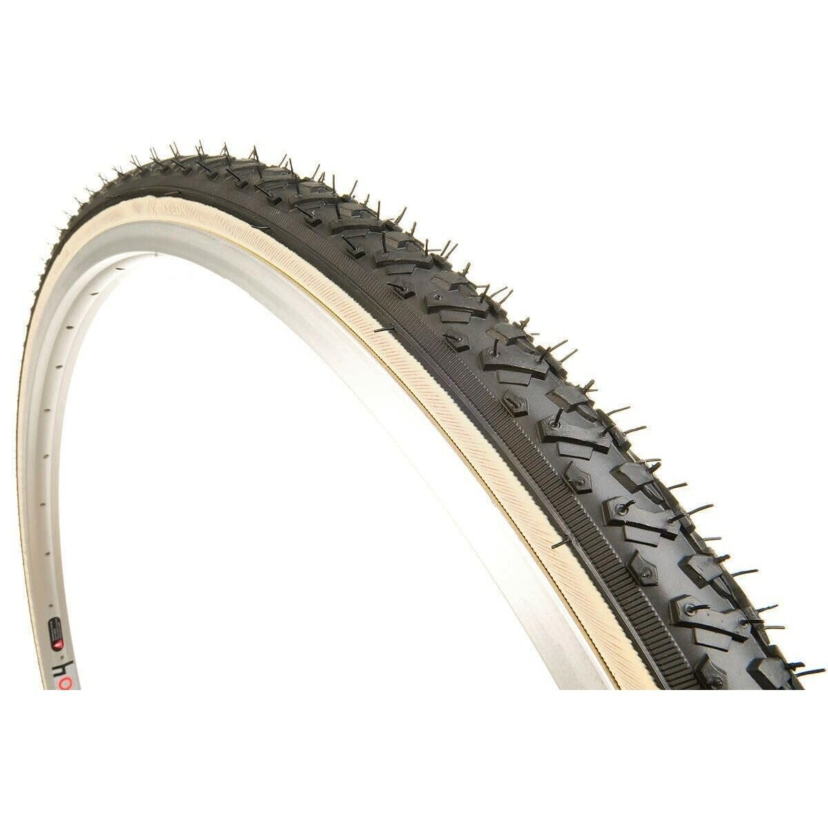 Kenda K161 Knobby Wire Bead Bicycle Tire, Gumwall, 27-Inch x 1-3/8-Inch