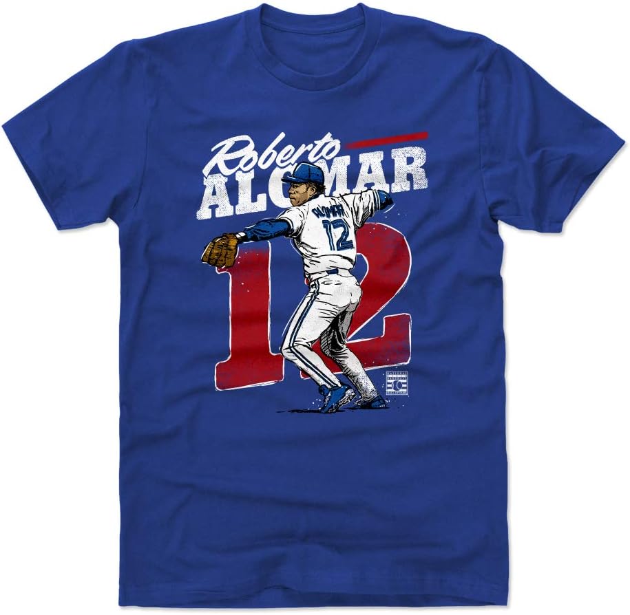500 LEVEL Roberto Alomar Shirt - Vintage Toronto Baseball Men's Apparel - Roberto Alomar Retro