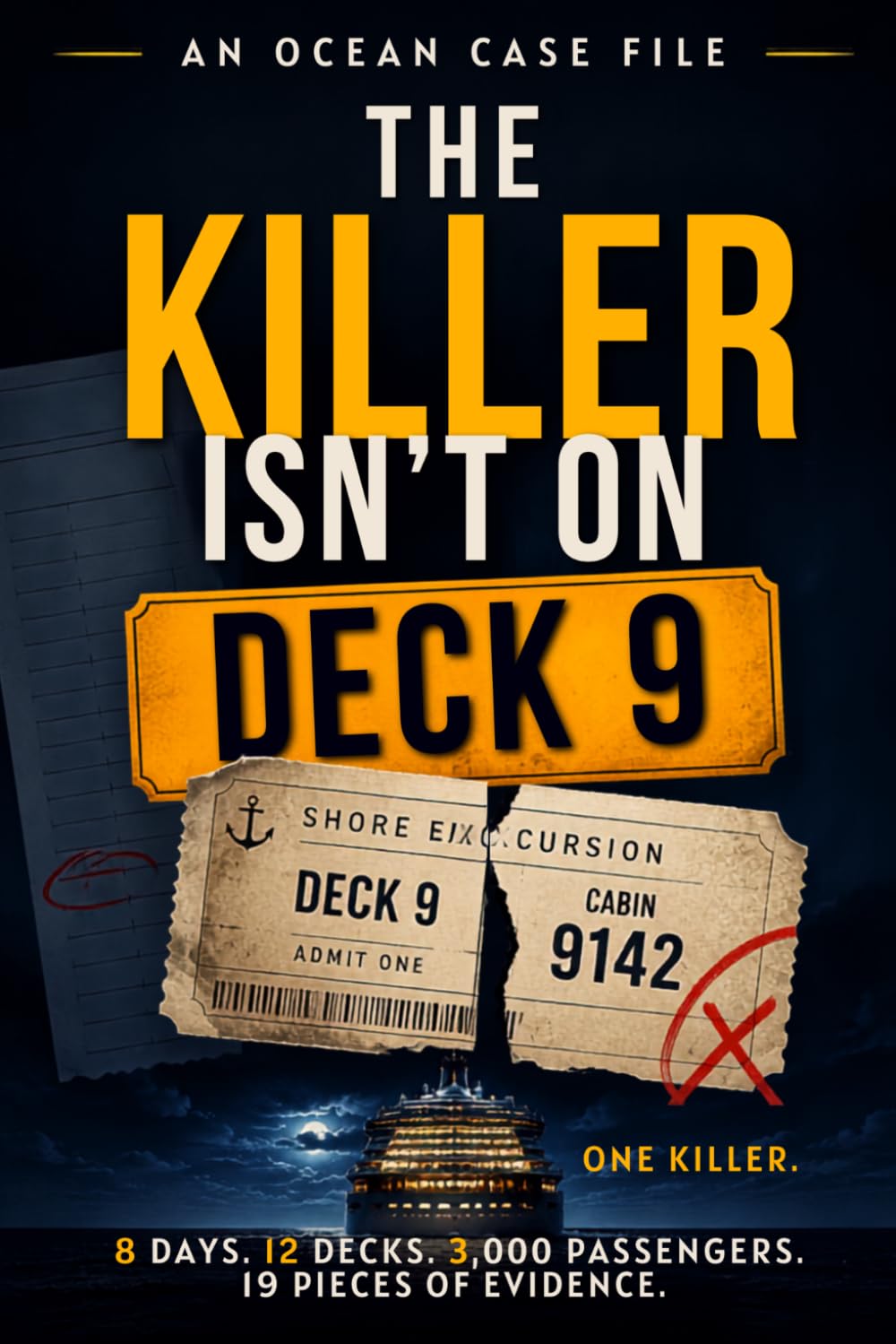 The Killer Isn’t on Deck 9: A Suspect Elimination Murder Mystery Logic Puzzle for Adults