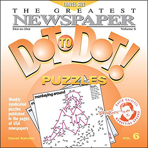 The Greatest Newspaper Dot-to-Dot Puzzles (Vol. 6) - Activity Book - Mini Travel Size (5.5" x 5.5")