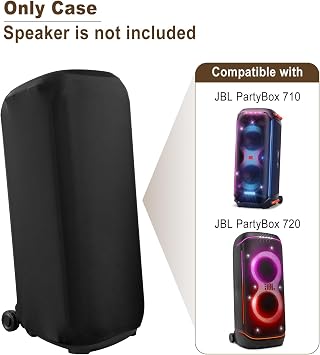 Dust Cover Protective Case for JBL Partybox 710/720 Portable Party Speaker, Stretch Speaker Cover Dust Case with Elastic Band for JBL Partybox 710 Dust Sleeve