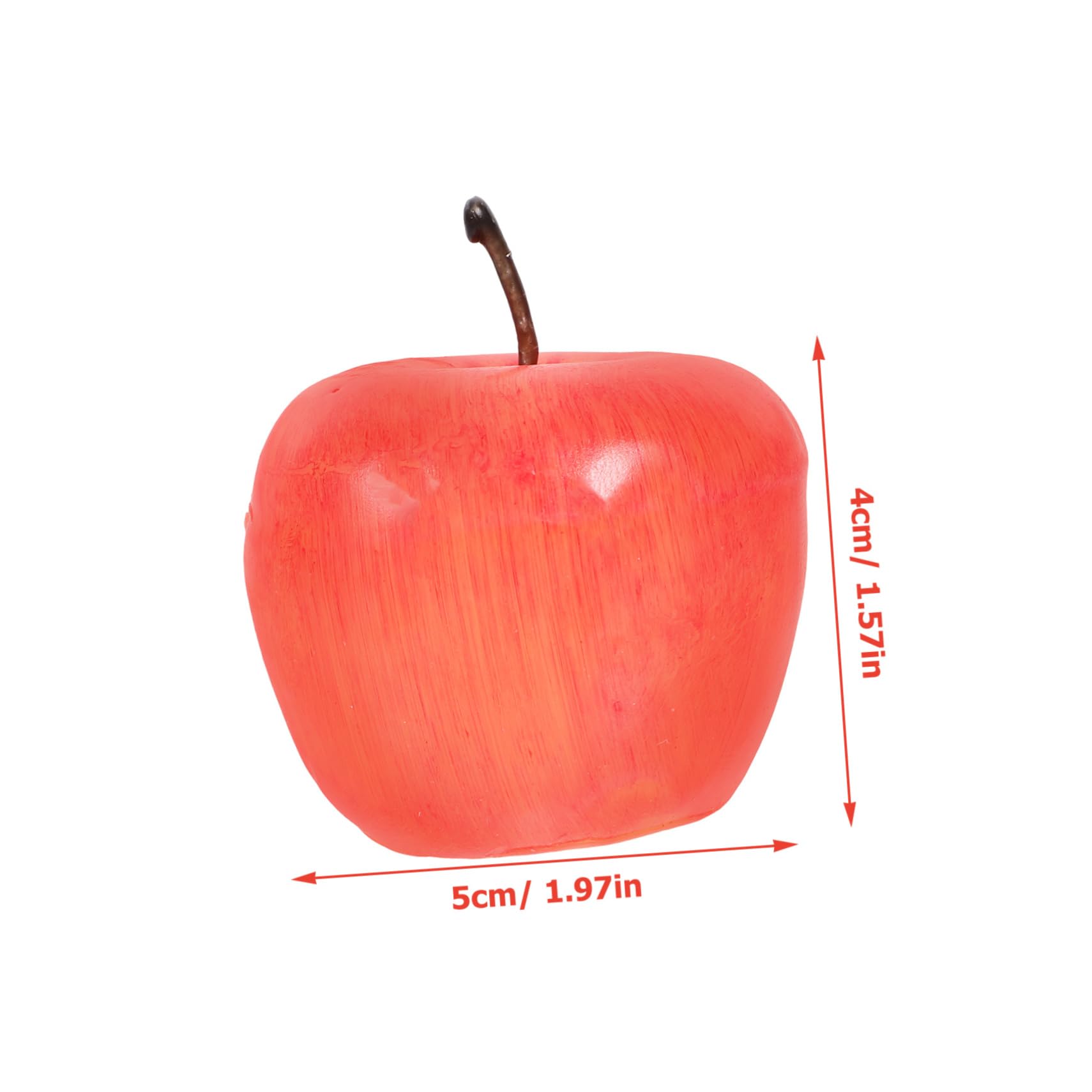 Unomor 3Pcs Artificial Apple Candles for Christmas Eve Small Decorative Aromatherapy Candles for Weddings and Parties Creative Holiday Decorations