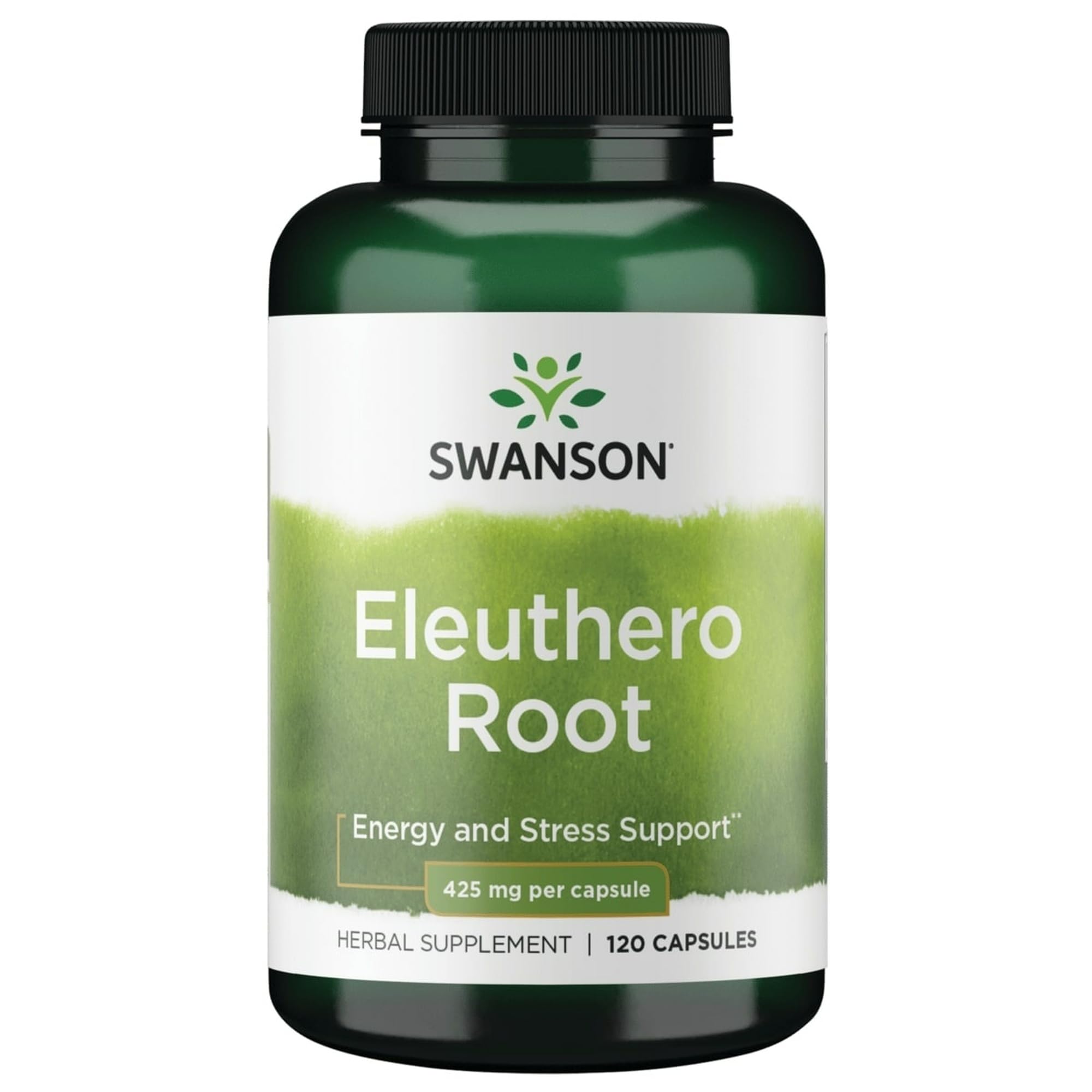 Swanson Eleuthero Root Stress Support 425 mg, 120 Capsules