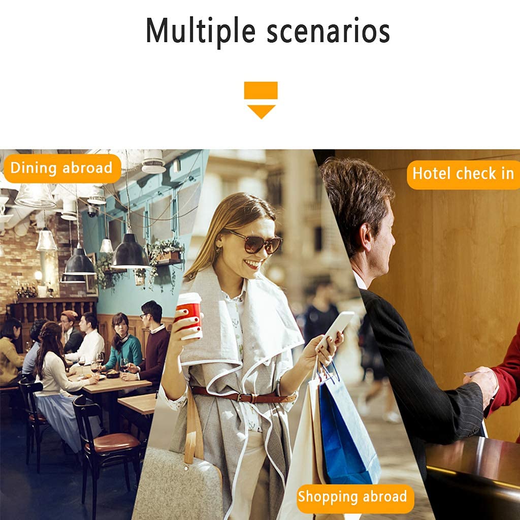 Dispositivo traductor con pantalla de alta definición de 3,0 pulgadas, compatible con traducción sin conexión en 8 idiomas, traducción inteligente en 75 idiomas, familia de dispositivos traductores