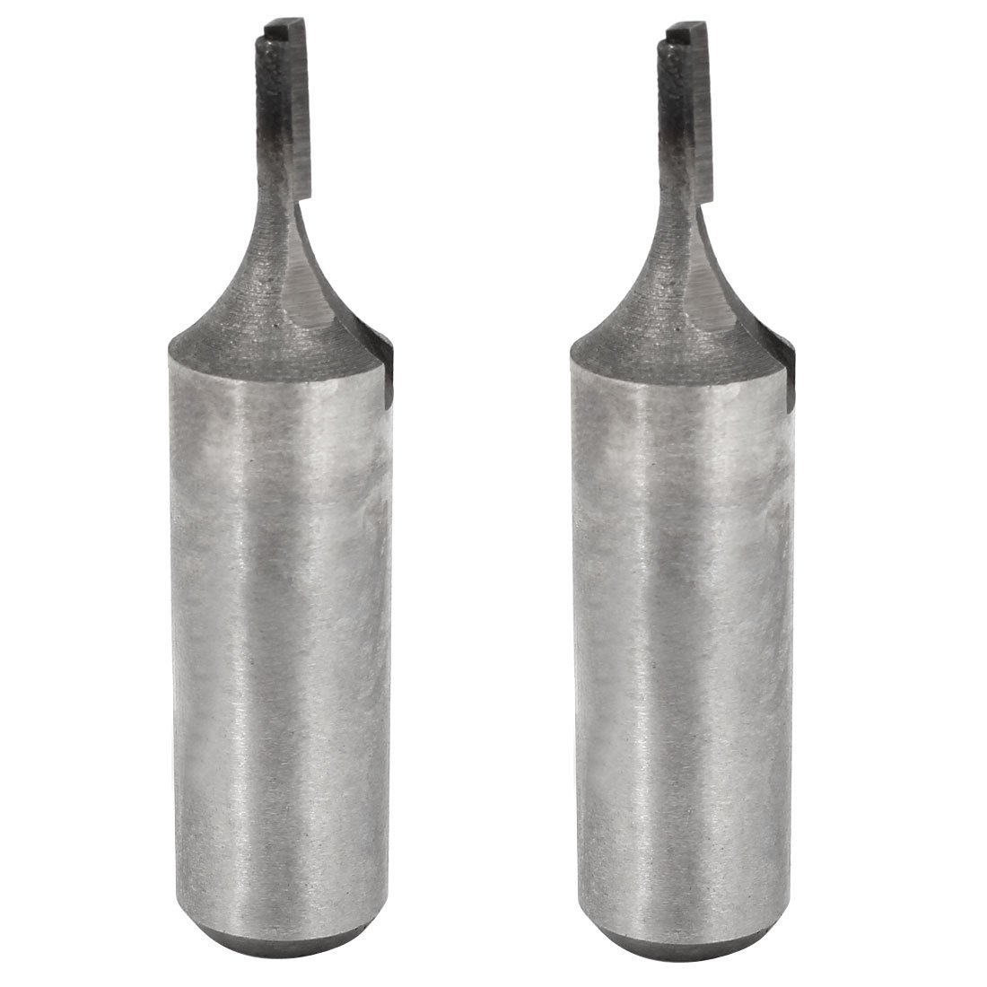 Aexit 2 Pcs Special tool Woodworking Cutting Tool Single Flute Straight Router Bit 1/2