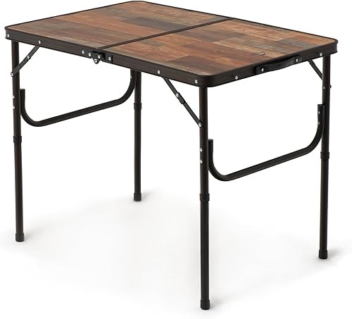 Miniatura 8 de Naturehike Mesa de campamento plegable, mesas portátiles con patas ajustables, 35.4 x 23.6 x 14.6 pulgadas, mesas plegables de pinic con bolsa de