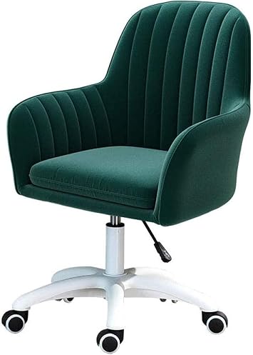Velvet Home Office Chair, Computer Office Chair with Adjustable Height, 360 Swivel Velvet Reception Chair Adjustable Lifting Executive Chair