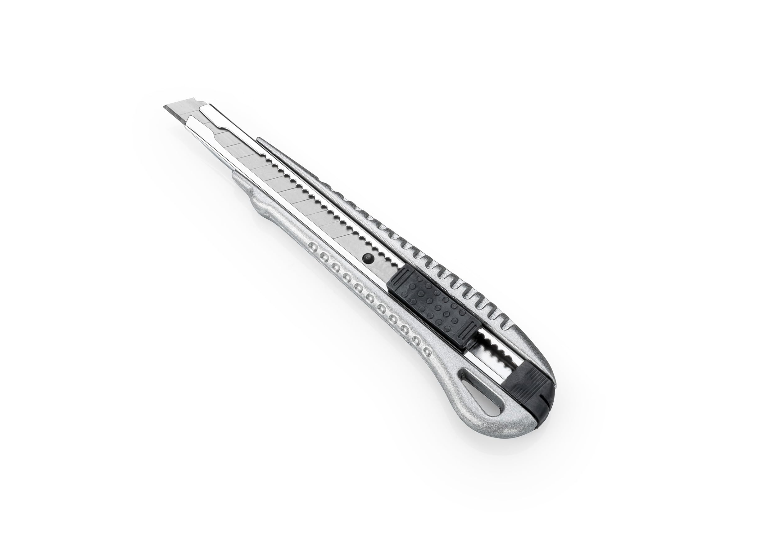 Dahle Cortador profesional (hoja de corte de 9 mm, carcasa de metal, para requisitos profesionales), color plateado