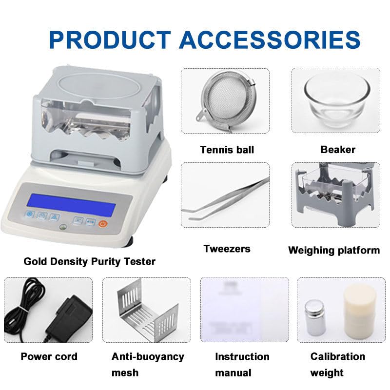 Gold Purity Tester Kit e impresora de datos para materiales de construcción 8