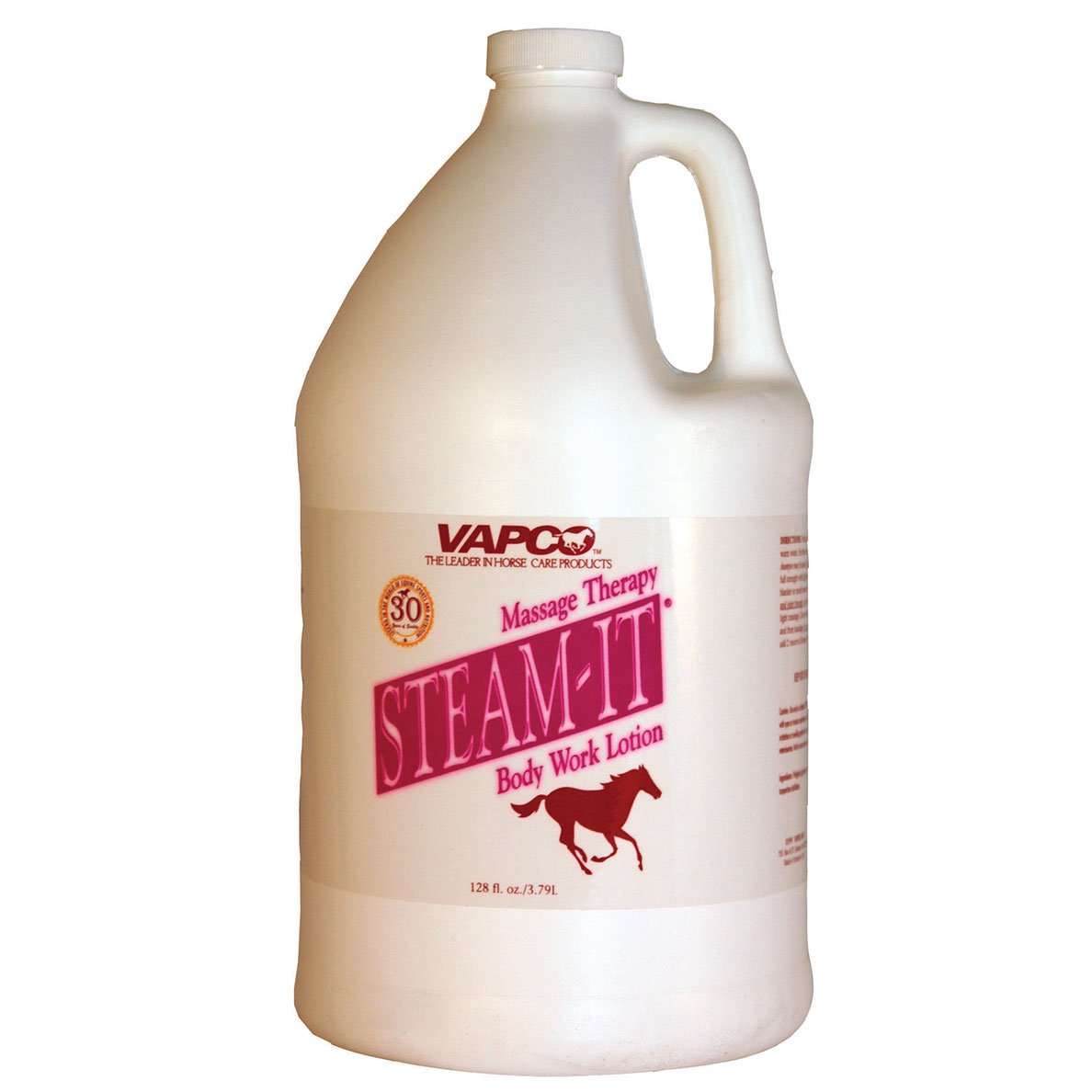 VAPCO Steam It, Horse Massage Therapy Lotion, Gallon (128 oz)
