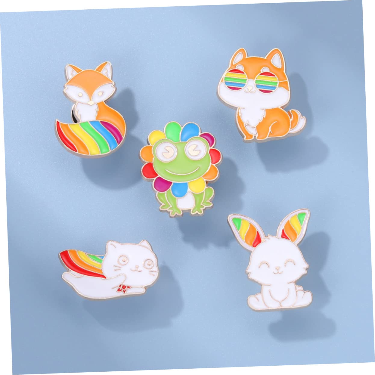 25stücke Teiliges Cartoon Tier Broschen Niedliche Emaille Anstecknadeln Für Damen Und Mädchen Bunte Anstecker Als Modische Kleidung Dekoration Lustige Design Gemischten Stilen