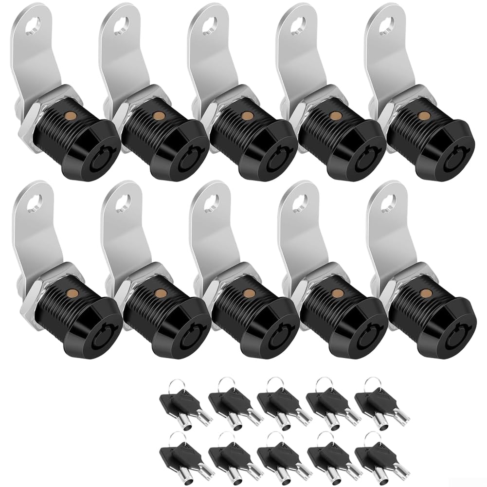 Serratura a Camma per tubolare Zincata 47mm Alta Sicurezza Serratura(10pcs)