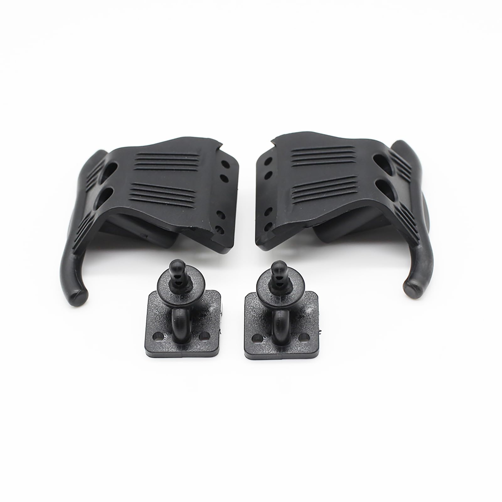 Dilwe Paraurti Anteriore RC, Paraurti Anticollisione in Acciaio per Axial SCX10 1/10 Auto d'arrampicata RC(Appuntito) Accessori per modellini di auto
