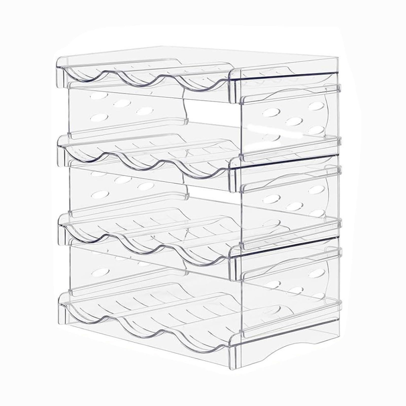YTtkku Stackable PET Drink Bottle Holder for Insulated Cups and Wine Display Space Saving Rack Home Stackable Cup Rack
