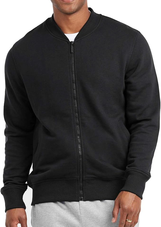 Bomber Jacket Men's Premium Sportswear Classic Full Zip Up All