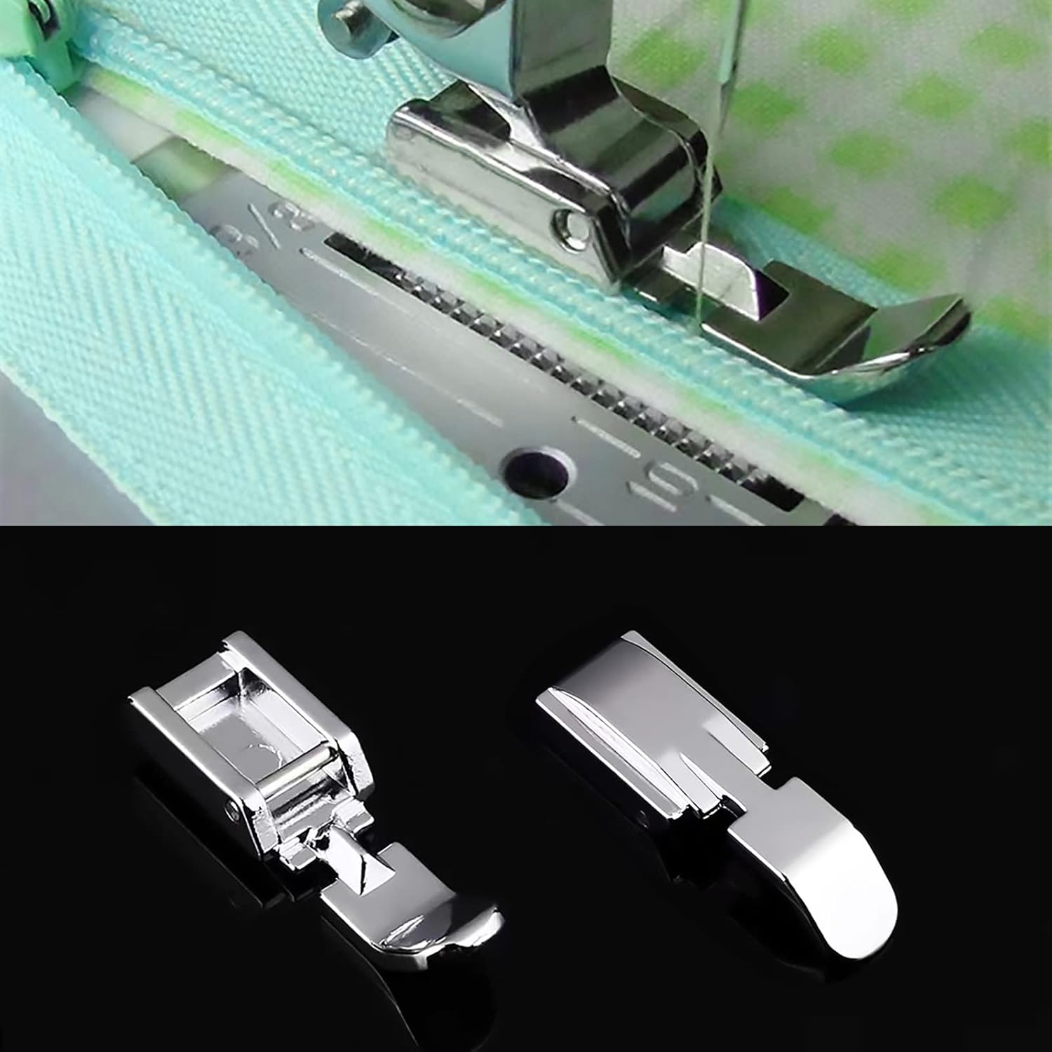 Singer Invisible Zipper Foot Jopto 3pcs Durable Narrow Clip On Zipper Presser Foot Compatible With Low Shank Snap On Domestic Sewing Machines Singer Brother Janome Babylock Kenmore White Juki New Home Simplicity