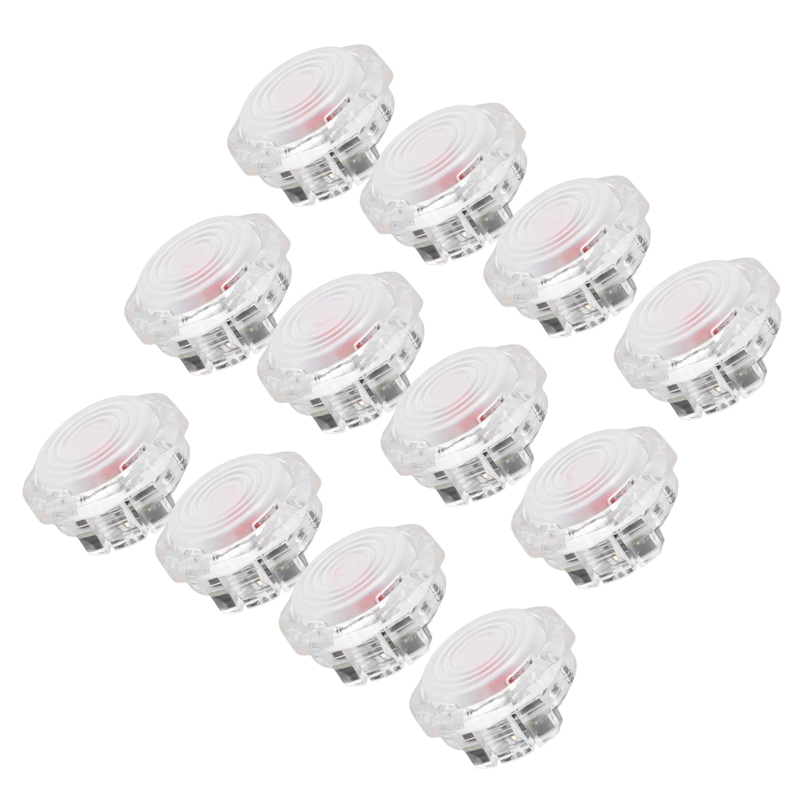 Schimer Pulsante da 12 Pezzi Pulsante POM Professionale per Personalizzazione del Joystick per 6 (#4)