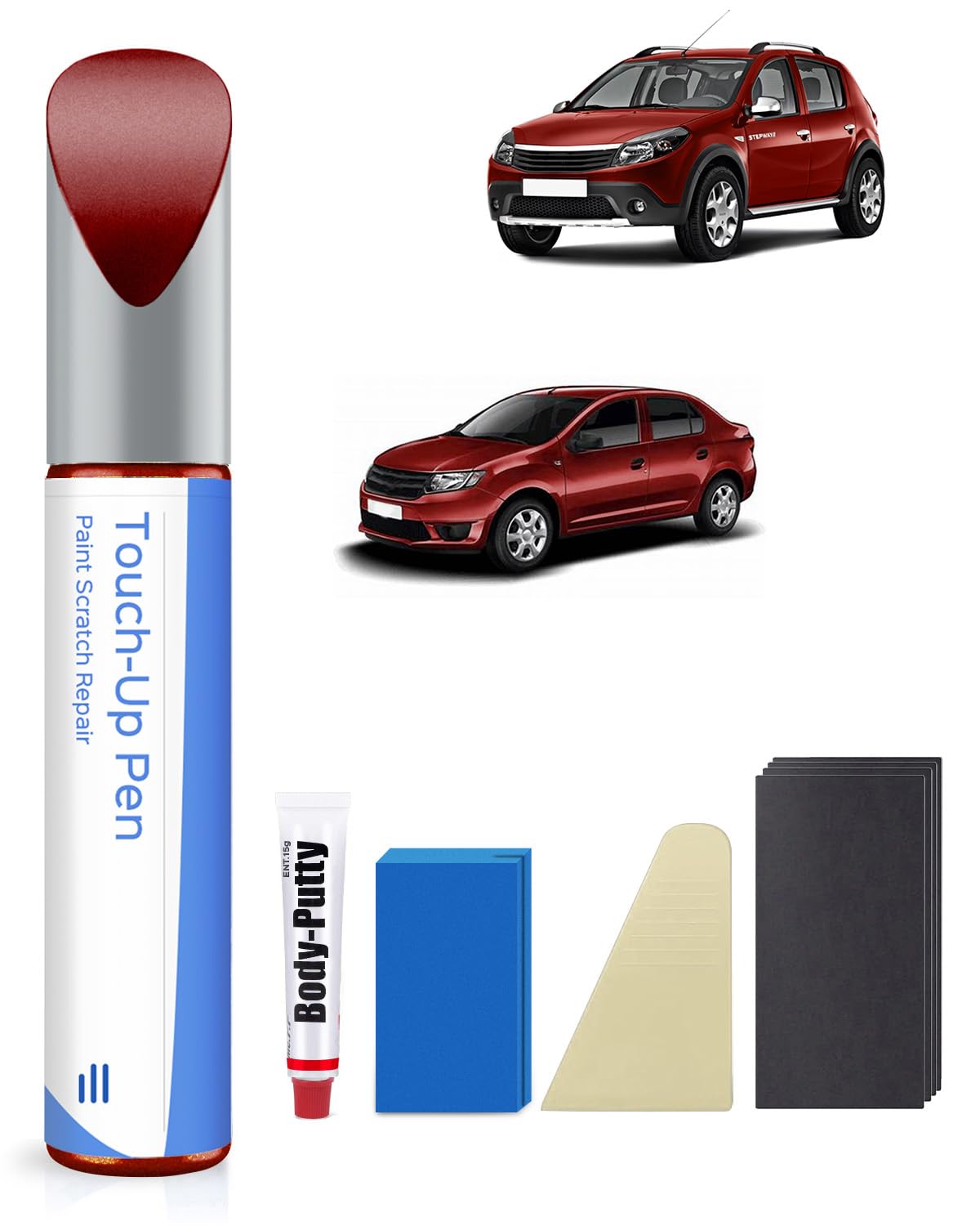 NPI - Kit di vernice per ritocchi per Dacia - Corrispondenza esatta - Riparazione di graffi e scheggiature