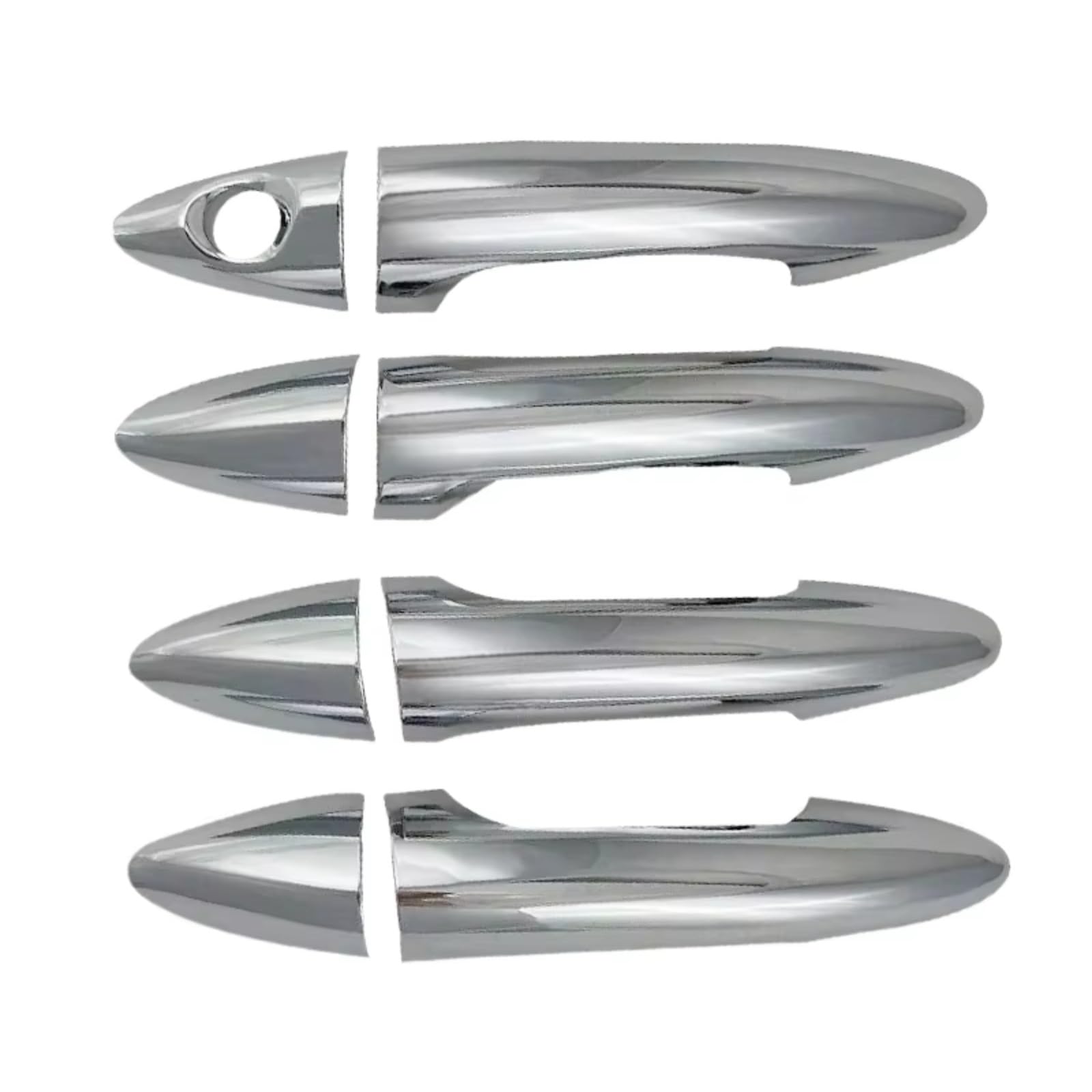 Qdzvalumv One Color Car Door Handles Cover Shell Compatible With For Accent 2012-2017 Car Exterior Door Handle Cover Stickers Accessories Set