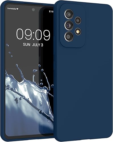 Miniatura 133 de kwmobile Funda Compatible con Samsung Galaxy A52 / A52 5G / A52s 5G - Cubierta de Teléfono de Silicona TPU con Acabado Suave - Macchiato