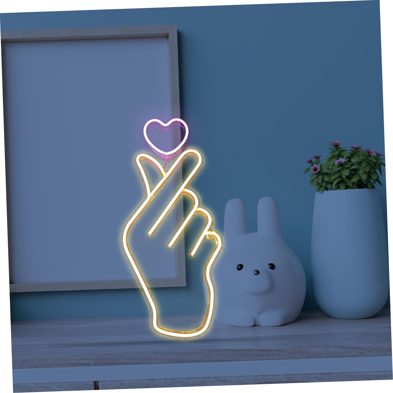 Enseigne Néon LED Décorative de Main, Usb, Acrylique