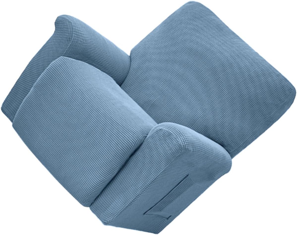 STOBAZA 1pc Elastic Recliner Chair Cover Non-Slip Armchair Slipcover Comfortable Beautiful Blue Massage Sofa Protector Easy to Install and Maintain