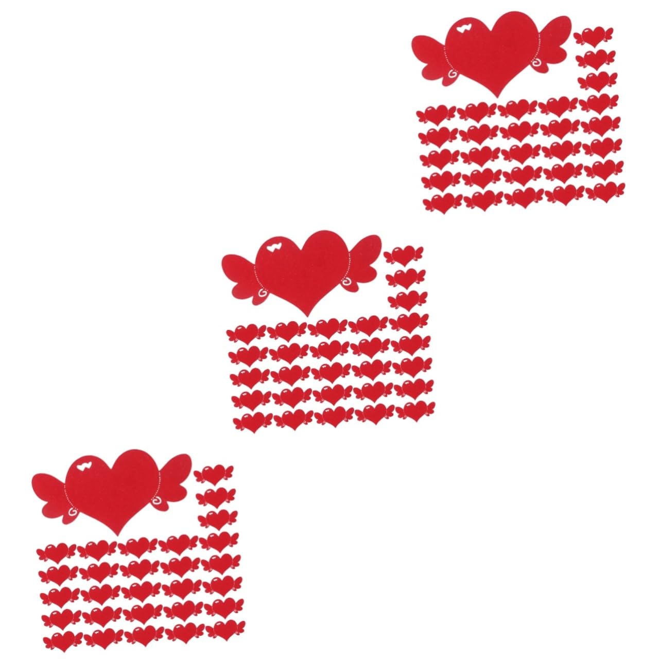 TEHAUX 300 Stk Liebe Wunschkarte Geschenkanhänger Aus Rotem Kraftpapier Geschenkkarte Zum Valentinstag Pappausschnitt Hohle Herzetiketten Taschenanhänger Präsentieren Papier Wünschen Leer