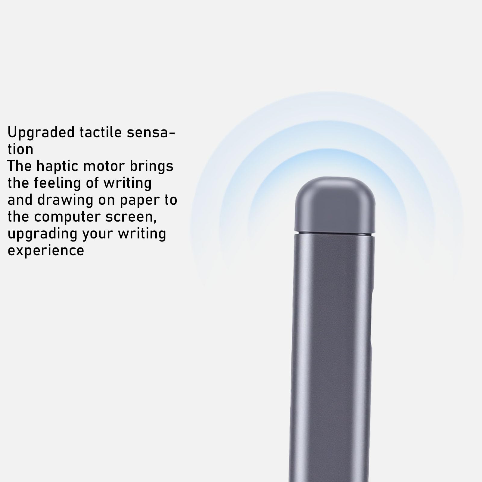 Stylet pour Pro 8 9 X 10, Slim Pen 2 avec sensibilité à la Pression 4096 Bluetooth 5.0, écriture Semblable au Papier, Moteur Haptique, USB C, Fixation Magnétique, Pointe (Grey)