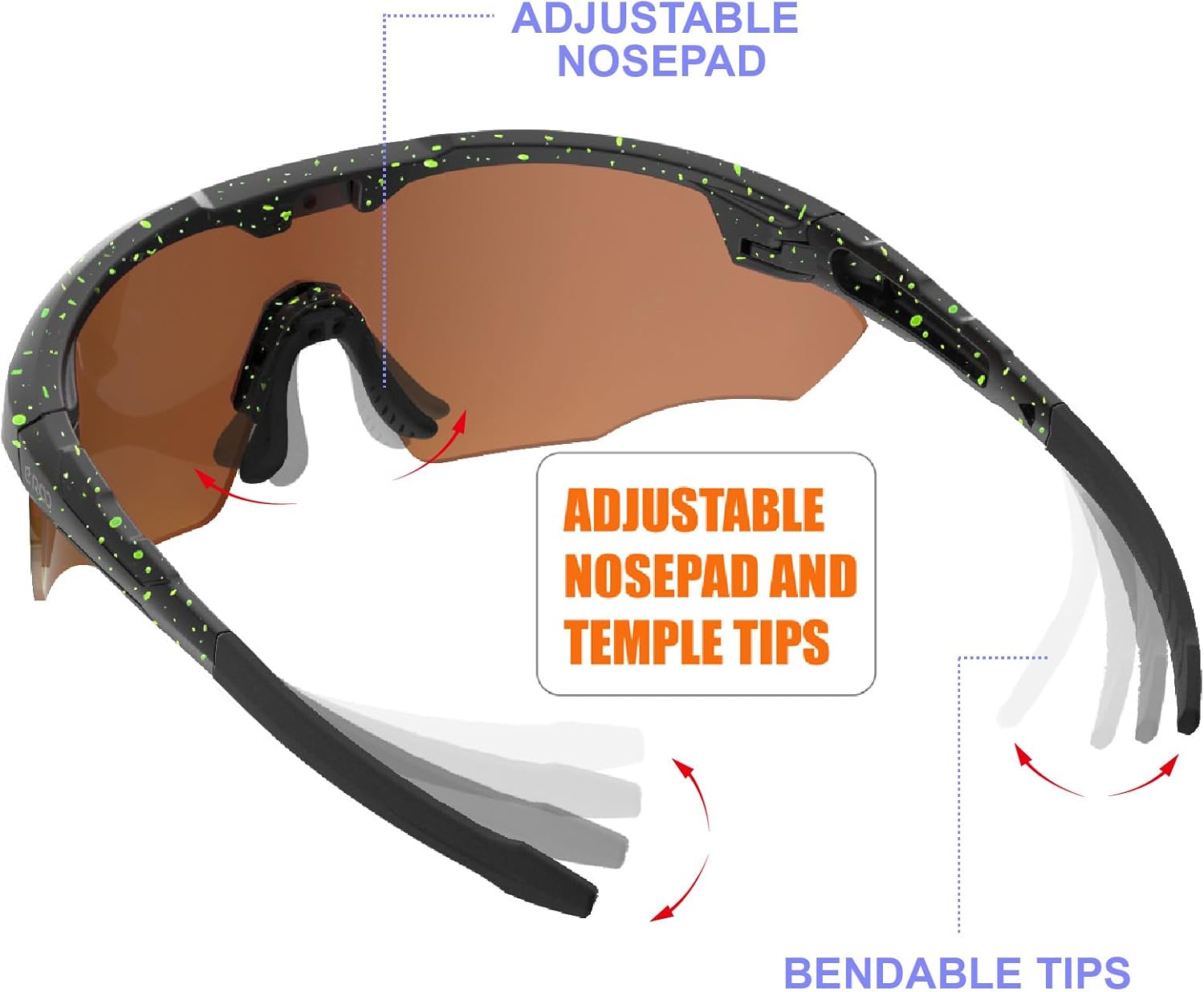 Sports Shades XL Sunglasses for Men Baseball, Running Cycling Volleyball MTB Outdoor Recreation Gifts Padel Beach Tennis