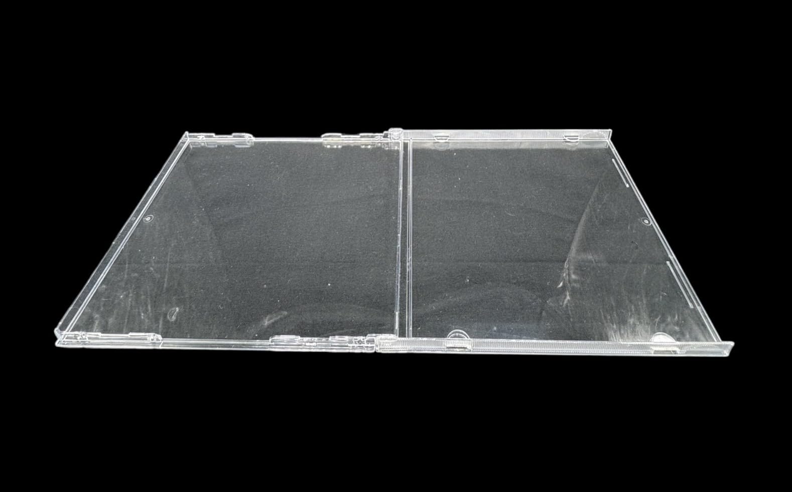 10 custodie trasparenti di ricambio per CD senza vassoi, dimensioni standard 141 x 124 x 10,4 mm, perfette per sostituire custodie danneggiate per album (100)