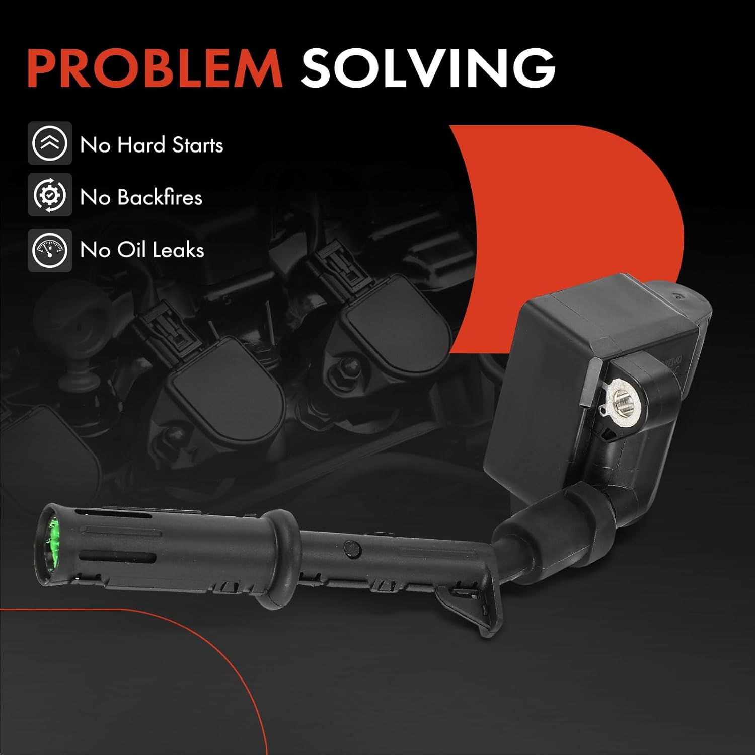 A-Premium Engine Ignition Coil Pack Compatible with Mercedes-Benz W166 Series ML350 2014-2015 V6 3.5L 6-PC