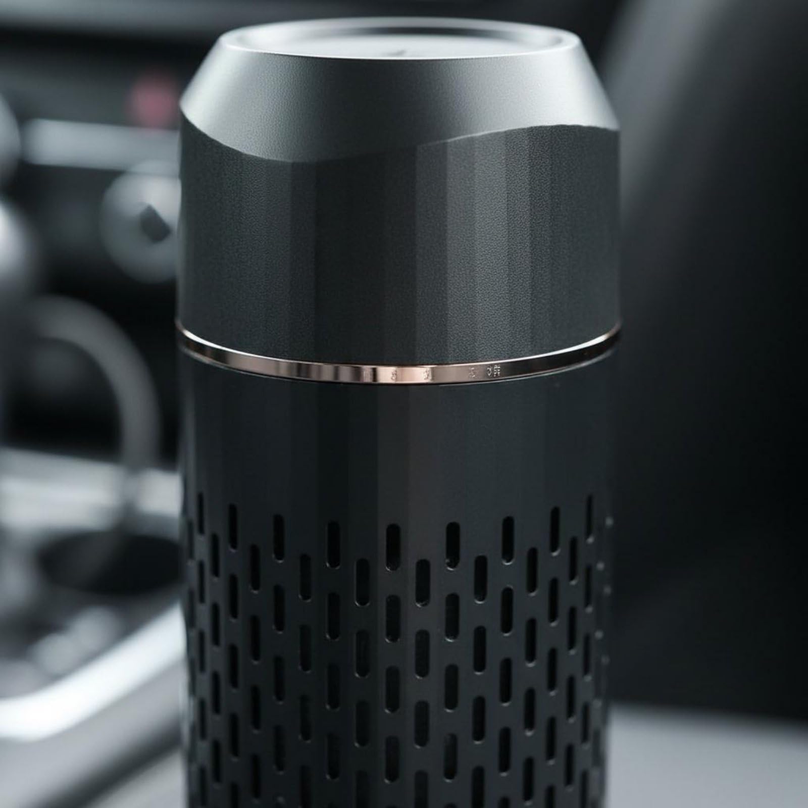 predolo Mini Purificador de Aire Portátil Filtro HEPA Purificador de Aire USB Funcionamiento Silencioso para Oficina, Negro
