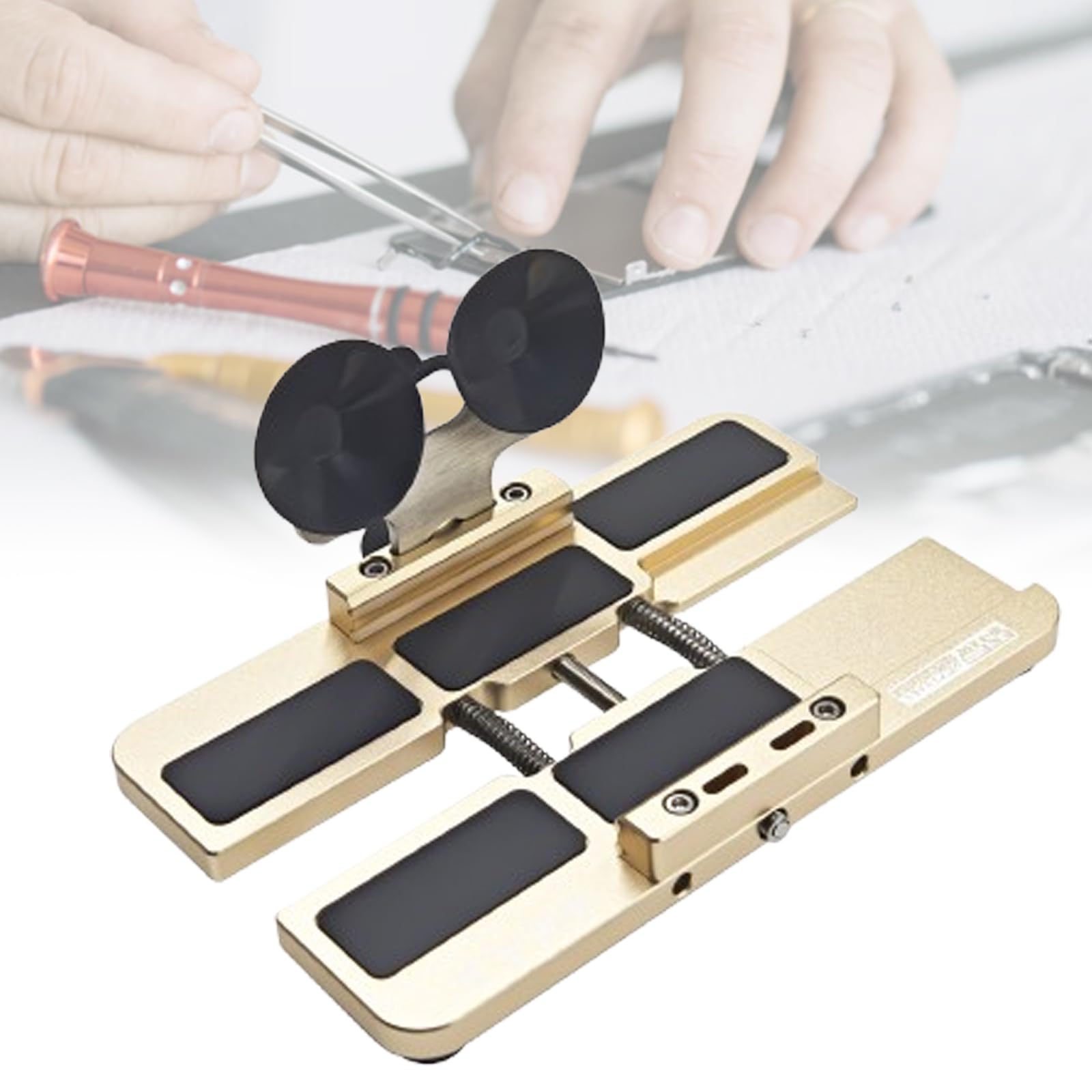 GYKOZY Screen Stand, Rotary Screen Side Hanging Fixture, Rotating Side-Mounted Screen Clip, Cover LCD Without Damaging Screen Suction Cup, for Mobile Phone Screen Repair Disassembly
