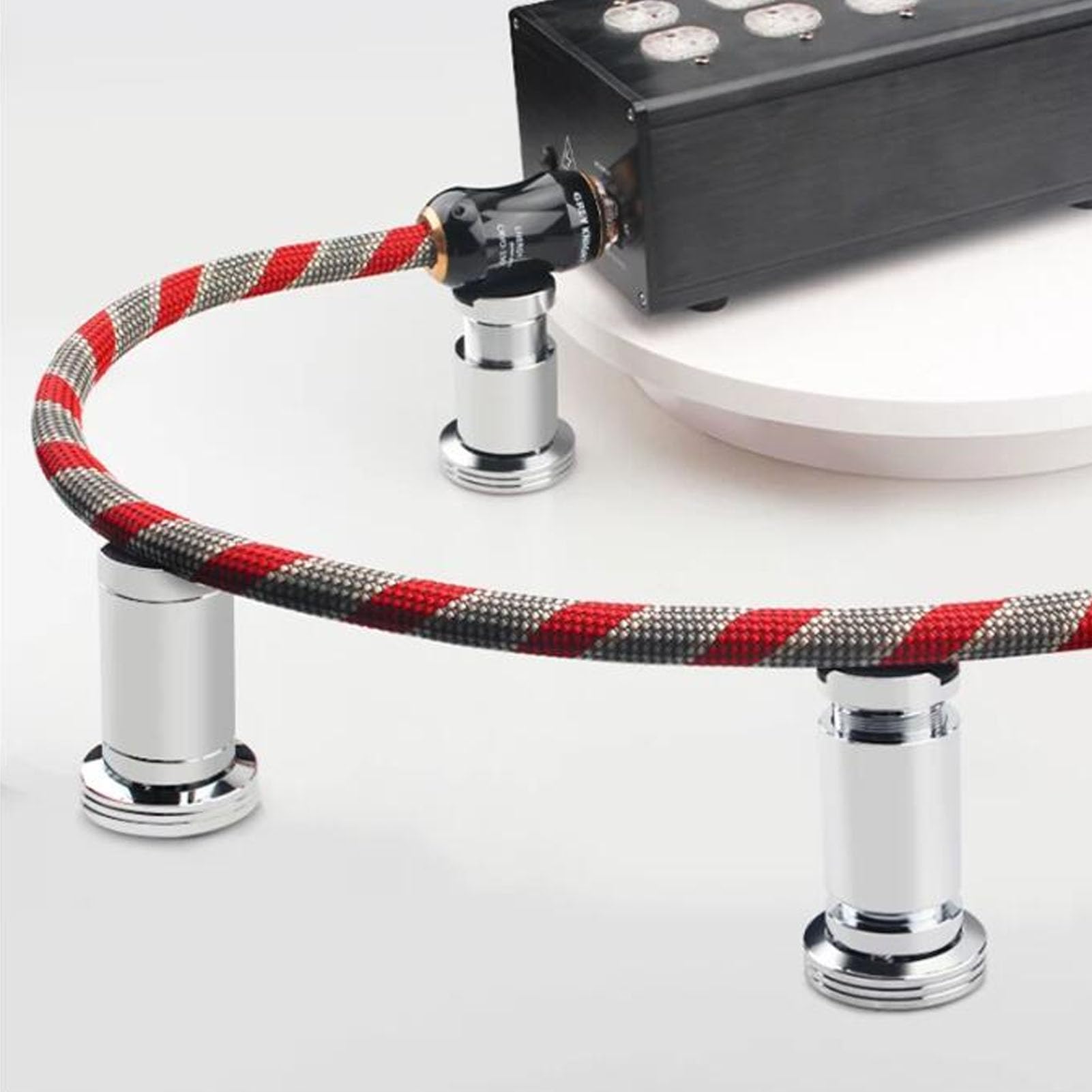 Amazon | HiFiスピーカーケーブルホルダー、電動スピーカーケーブル
