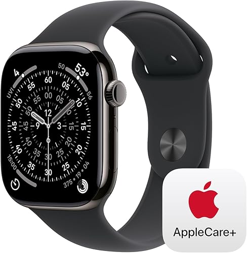 Vista 27 de Apple Reloj inteligente de la serie 11 [GPS de 1.654 in] con caja de aluminio negro azabache con correa deportiva negra - S/M. Puntuación de sueño