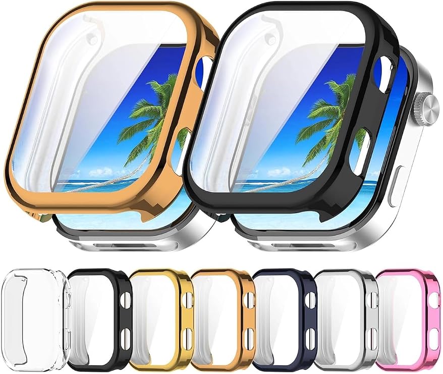 Xiaomi Redmi Watch 6 Ekran Koruyucu Kılıf 360 Tam Koruma Gümüş, 87007113