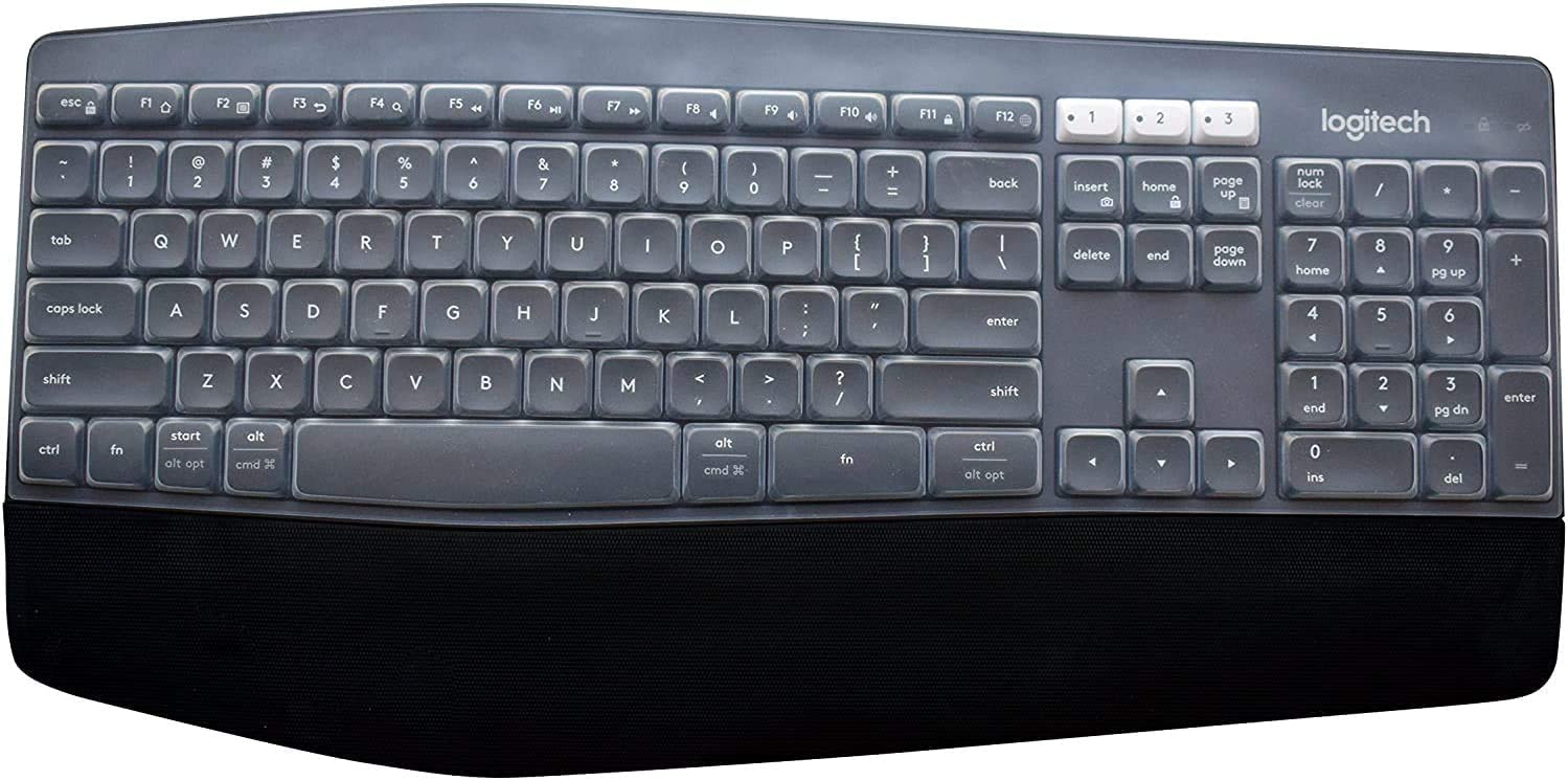 Jesra� Keyboard Cover for Logitech MK850 MK875 & Logitech MK825 Wireless Keyboard Skin Protector - Clear (B0B858R9BW) Amazon Price History, Amazon Price Tracker