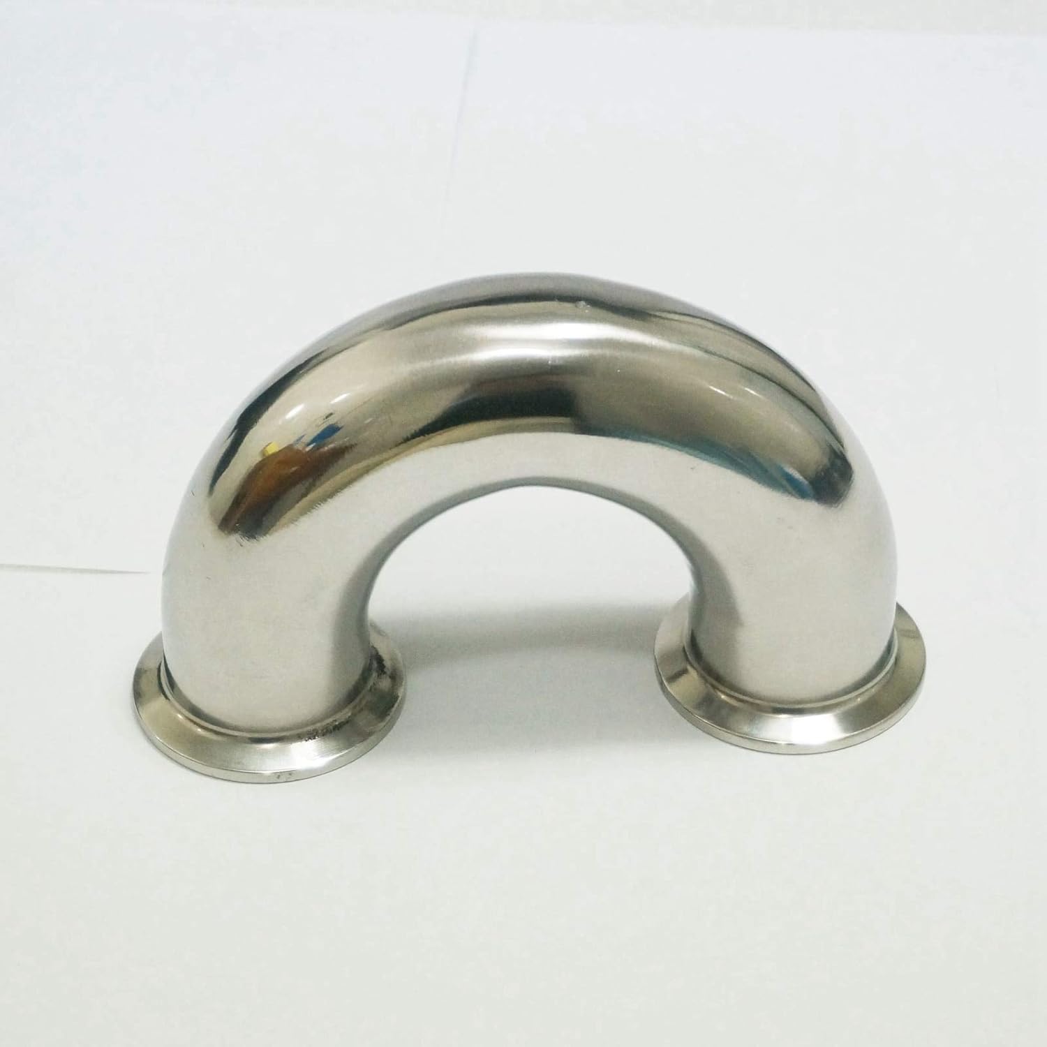 Pipe Fittings, 38mm O/D 1.5" Tri Clamp 304 Stainless Steel Sanitary 180 Degree Return Bend Three Clover Pipe Fitting For Homebrew