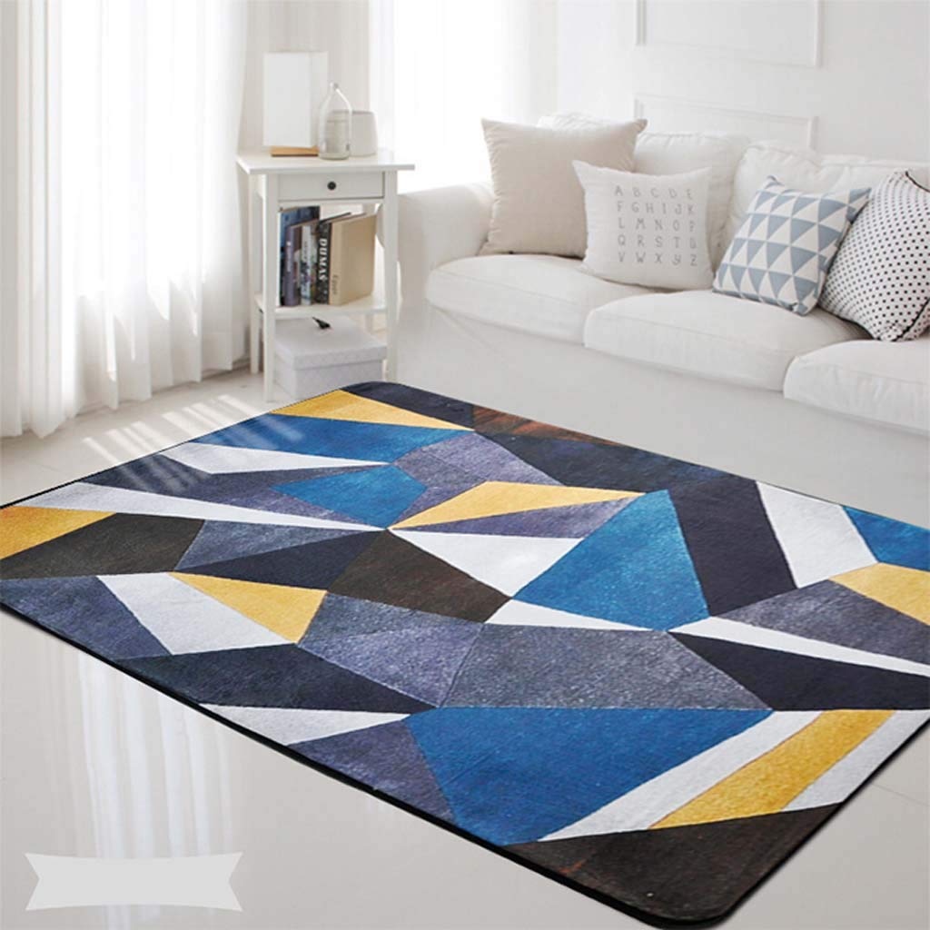 Tapis de salon moderne style nordique grand tapis chambre lit 190x240 cm