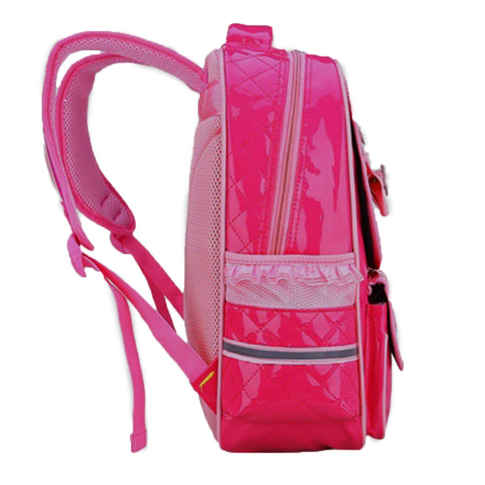 Kaxich Kinder Mädchen Rucksack Schulrucksack PU-Leder Prinzessin Stil Schultaschen Kinderrucksack für Teenage Maedchen 9-11 Jährige