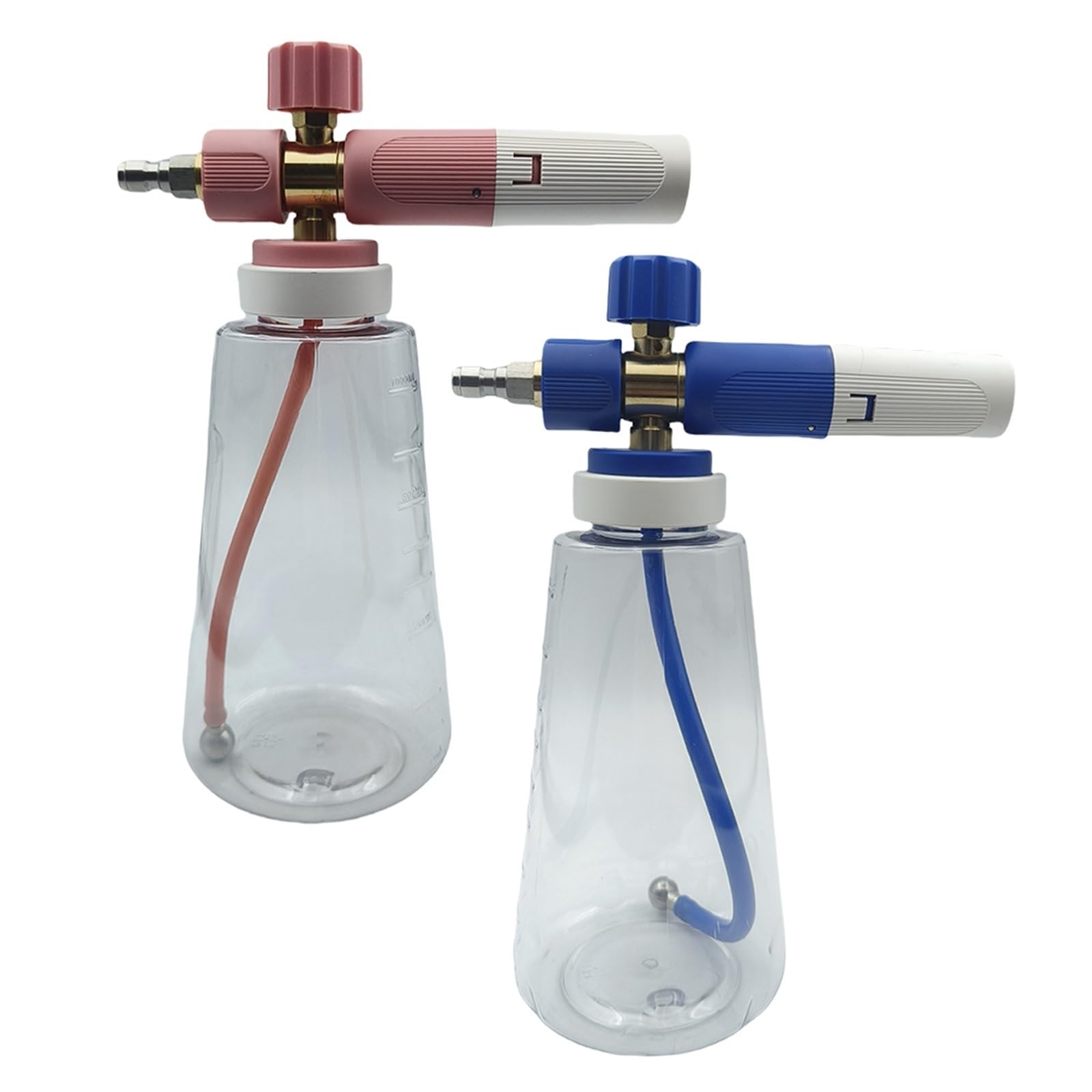 Idropulitrice a batteria, Per Schiuma Ad Alta Pressione Da 1 Litro Pistola Regolabile Per Spruzzatore Con Attacco Rapido Per Lavaggio Auto,per patio e auto(Blue)