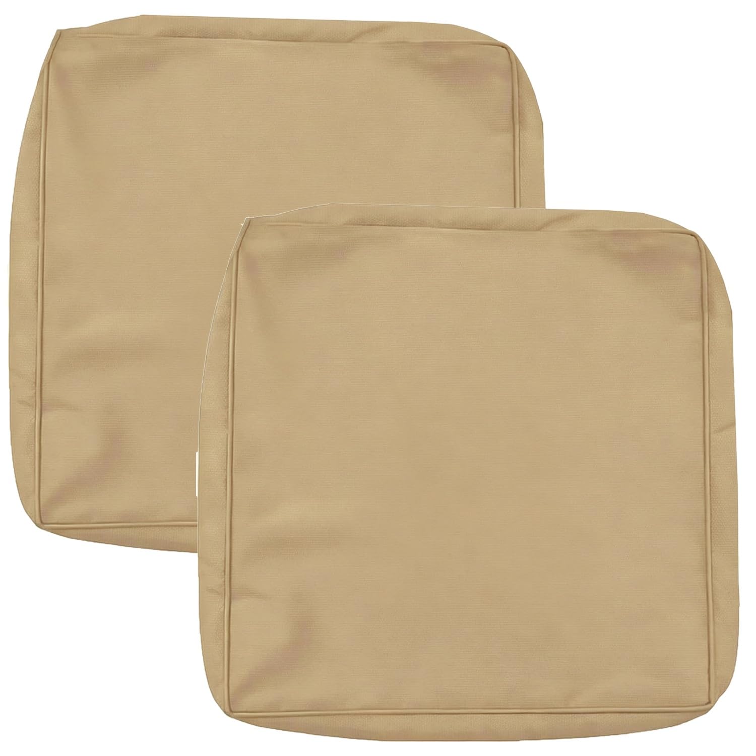 Housse pour coussin de jardin 55x55 cm kaki anti-pluie protection canapé