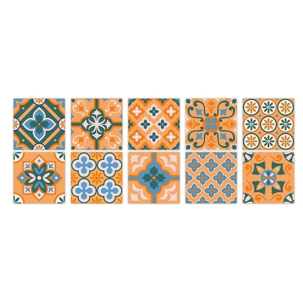 CYWDHFO Self-Adhesive Wall Stickers, Crystal Tile Decor