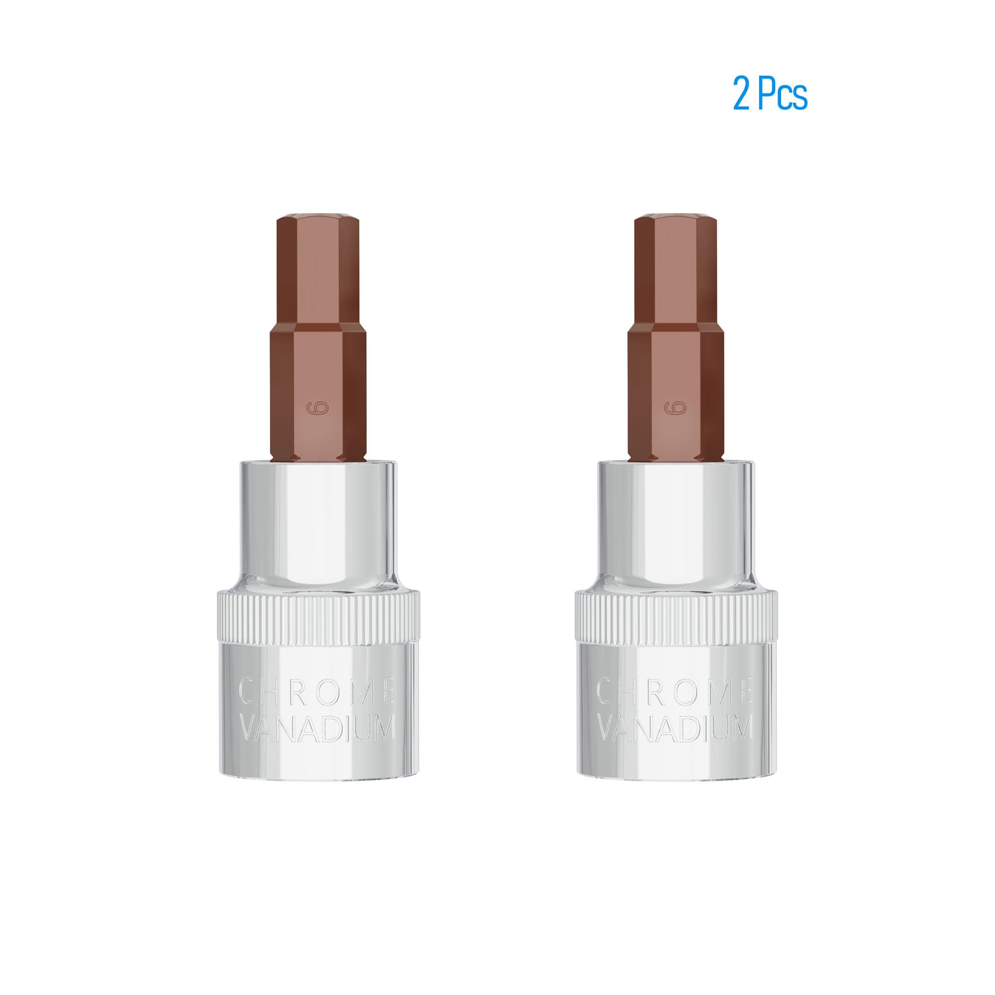 Sechskant-Bit-Stecknuss H8 (8 Mm) – 3/8" Antrieb, Aus S2-Stahl, 3-teilig – Für Auto, Fahrrad & Heimwerken