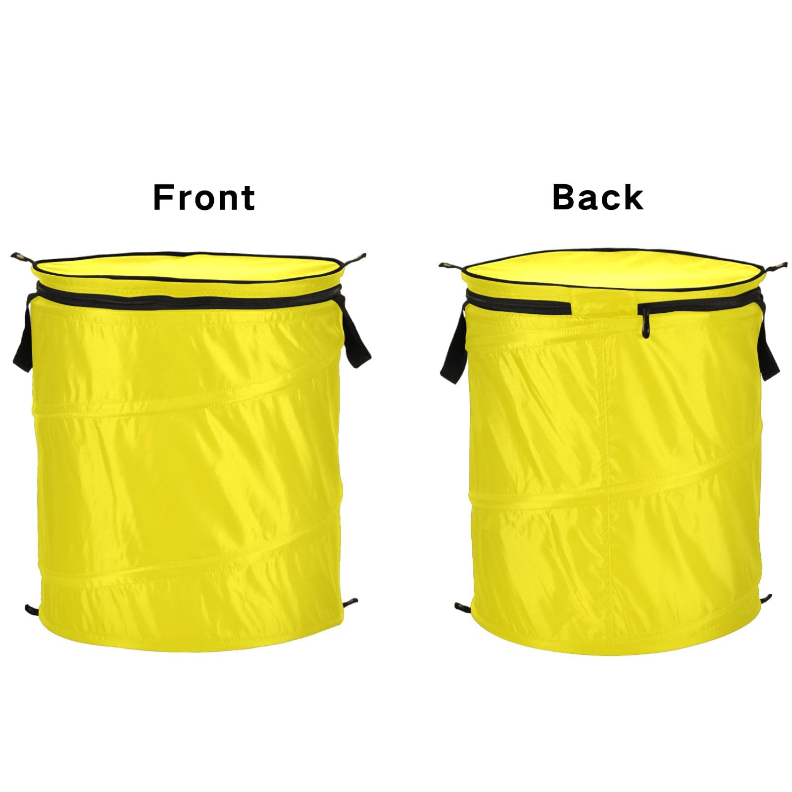 Canary Yellow Collapsible Laundry Hamper Collapsible Organizer Basket for Laundry Room, Bathroom, Kids Room, College Dorm, Travel
