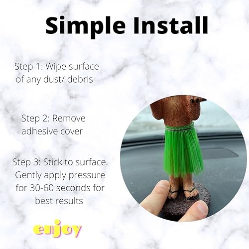 Miniatura 10 de Hula Dog Dashboard Doll Accesorios de coche Bobblehead para Van Life y Creaciones de Playa  Pastor alemán  Golden Retriever  Labrador Retriever