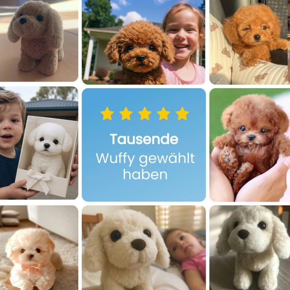 MAVURA Wuffy™ Robot Puppy -Realistischer Ki Roboter Hundewelpe Plüschhund das Original!